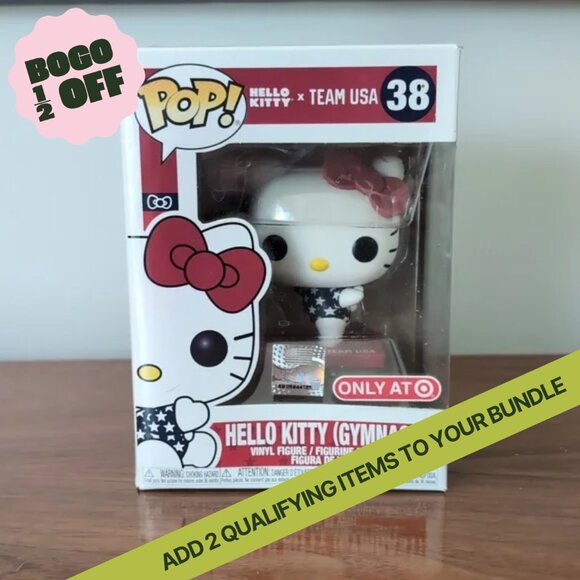 🤸Funko Pop Hello Kitty Team USA Gymast🤸‍♀️ NIB - Picture 3 of 8